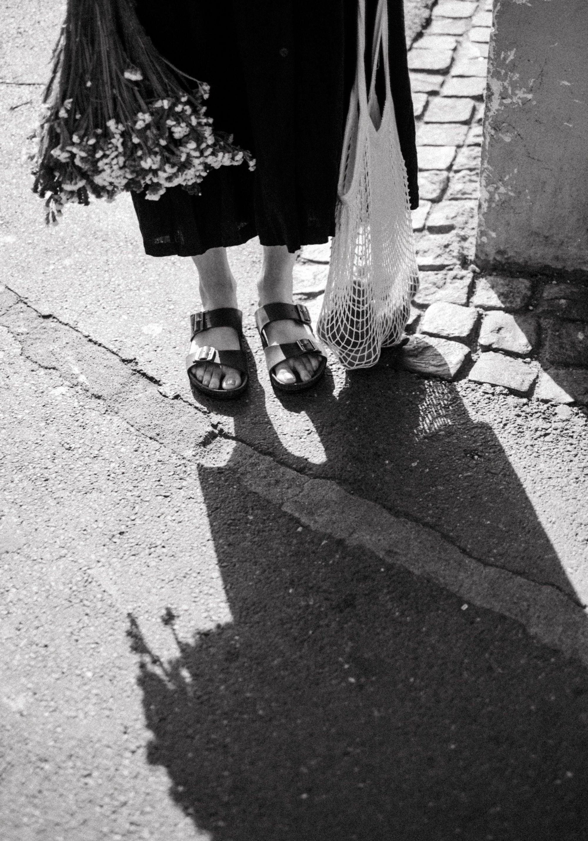 Sandale adulți piele - Bio Andrea Black Haflinger HipHip.ro