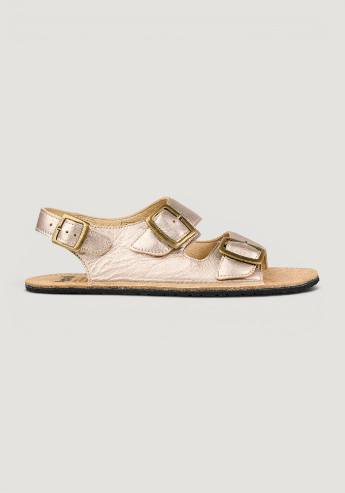 Sandale Barefoot din piele - Ada Champagne