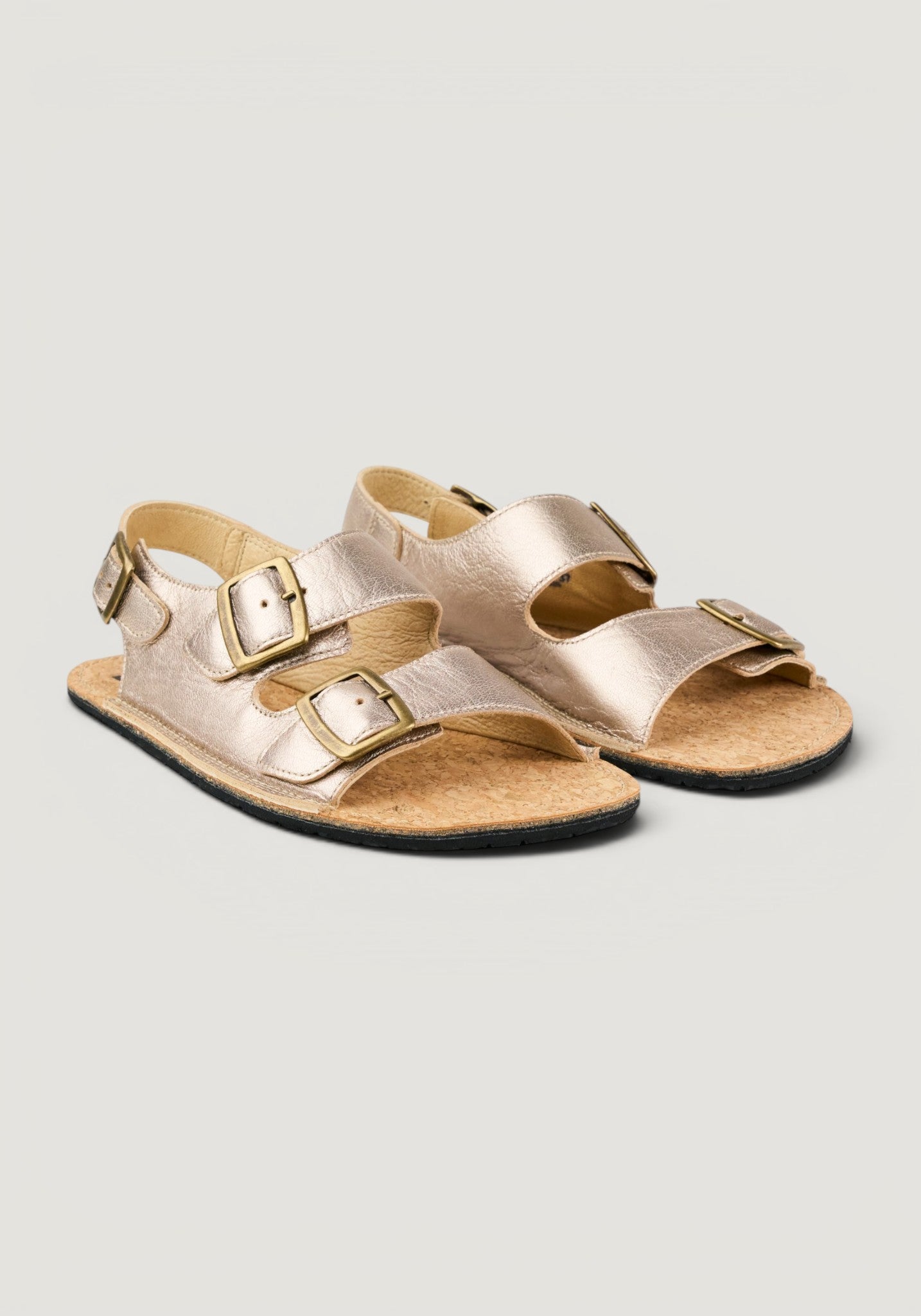 Sandale Barefoot din piele - Ada Champagne