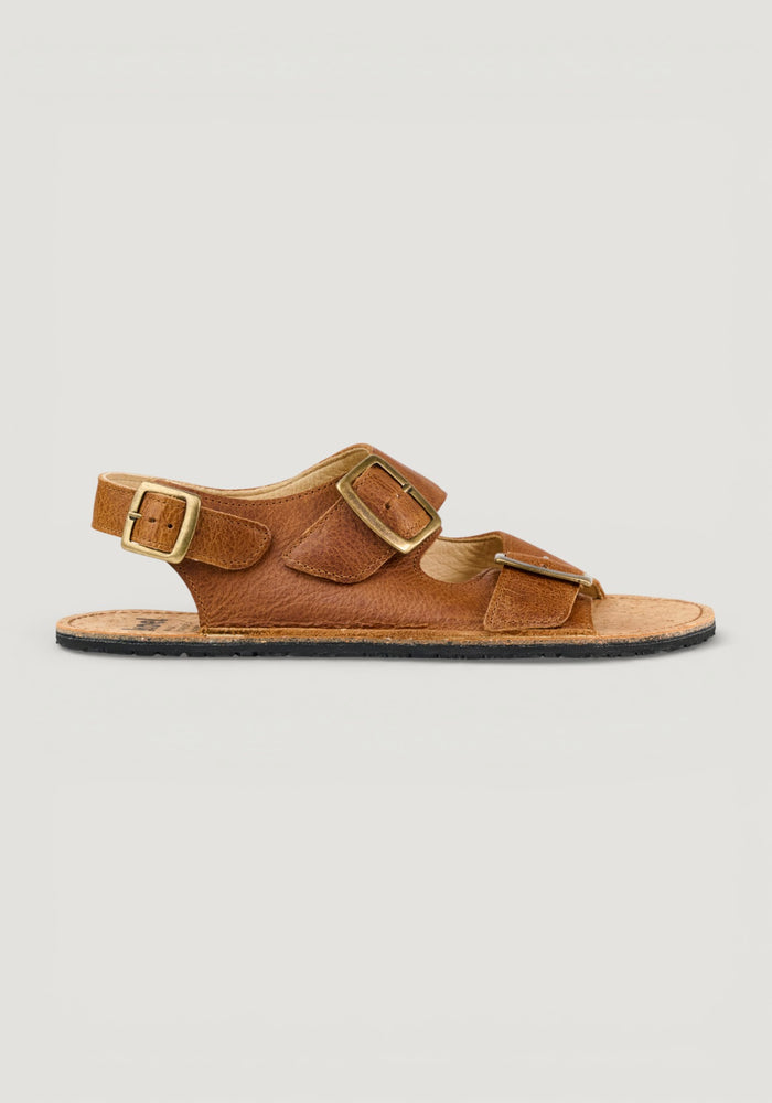 Sandale Barefoot din piele - Ada Cognac