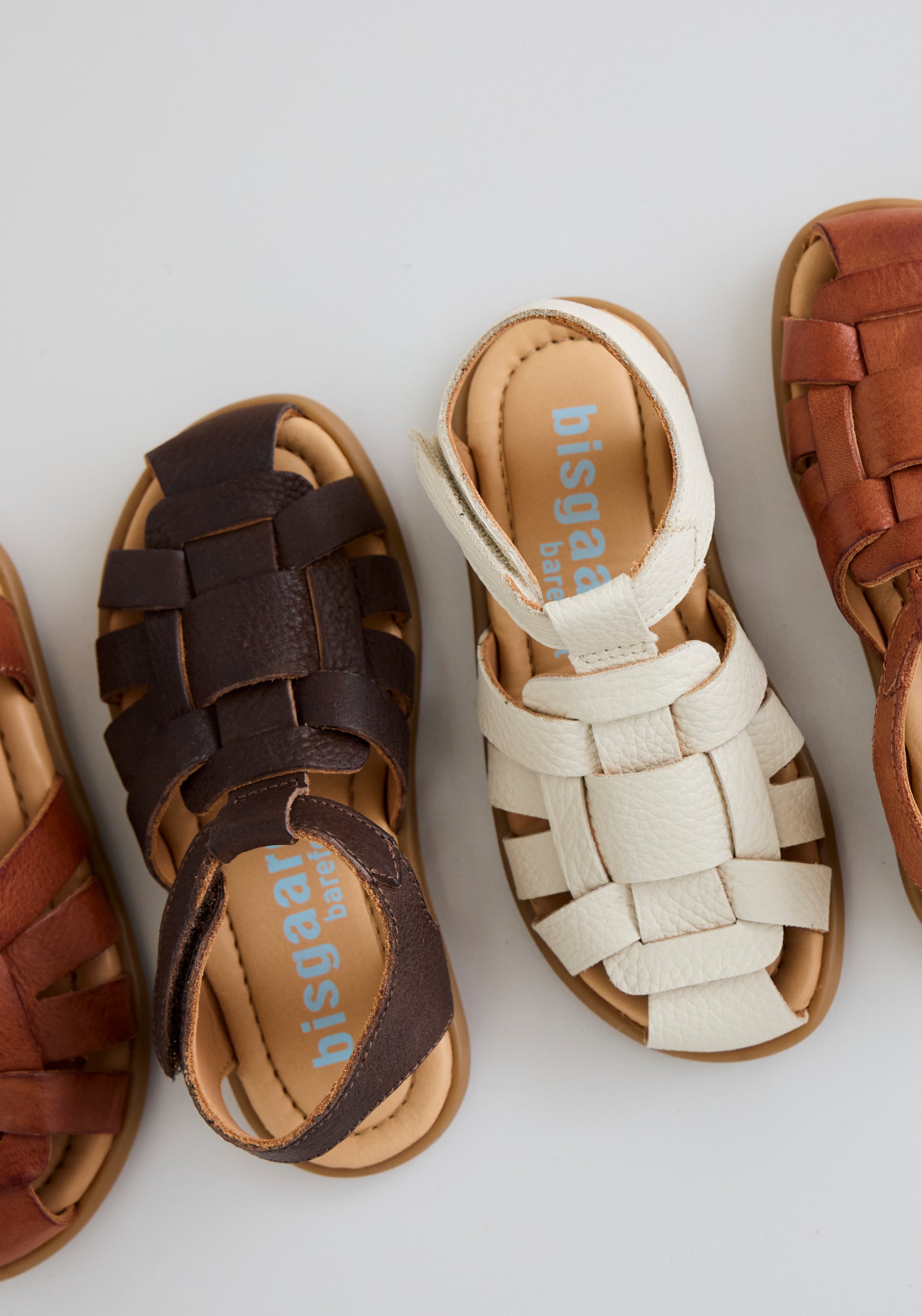 Sandale Barefoot din piele - Alison Creme