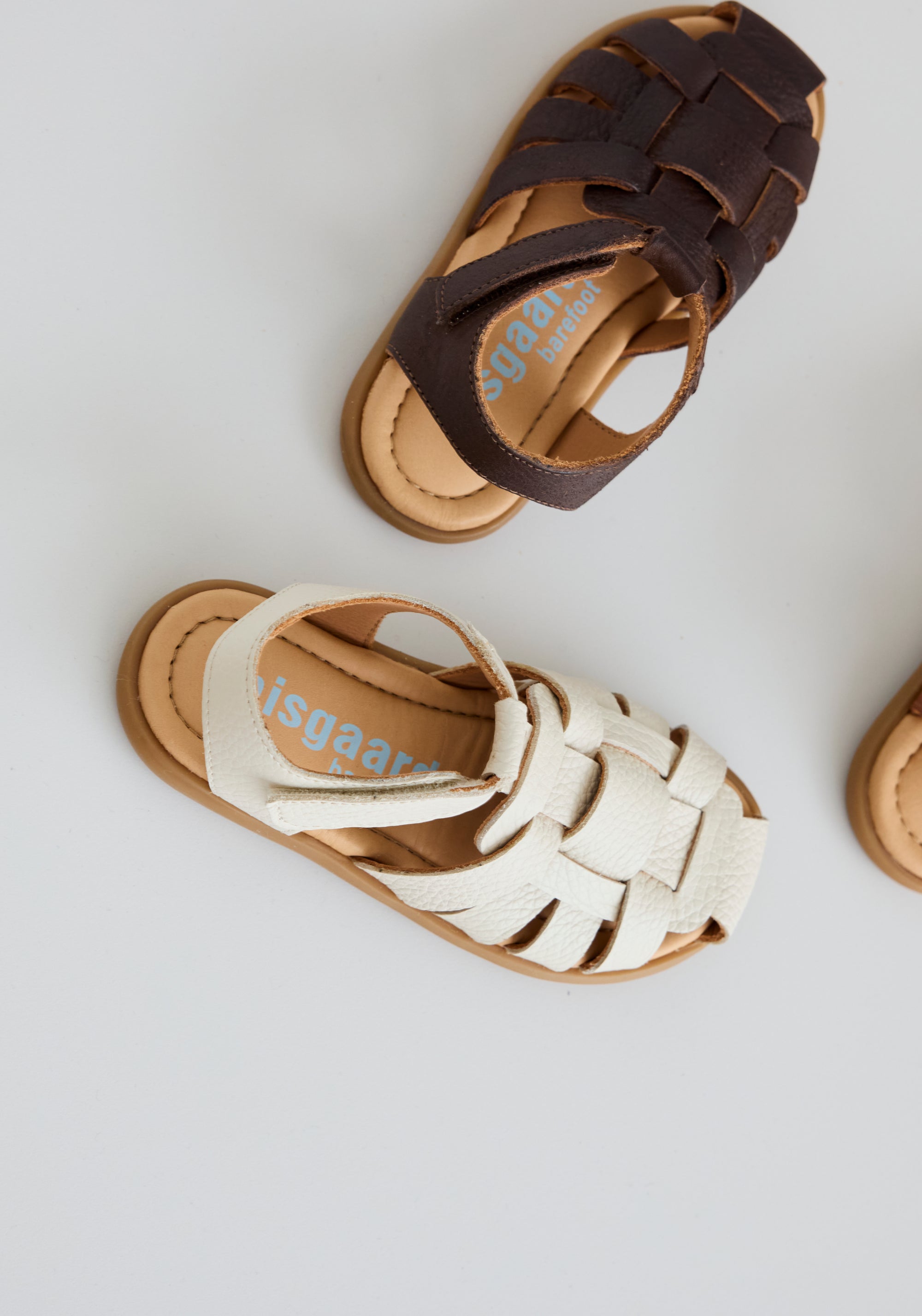Sandale Barefoot din piele - Alison Creme
