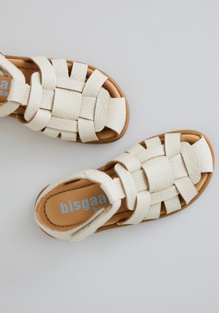 Sandale Barefoot din piele - Alison Creme