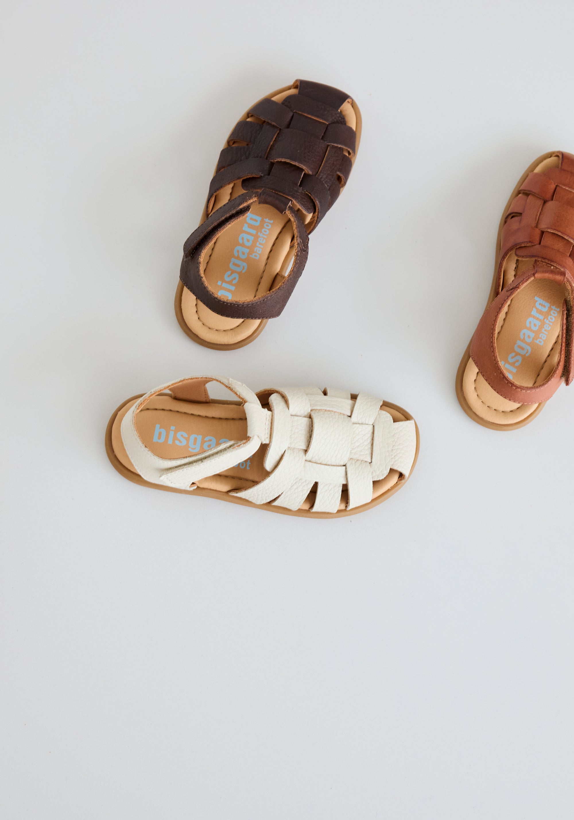 Sandale Barefoot din piele - Alison Creme