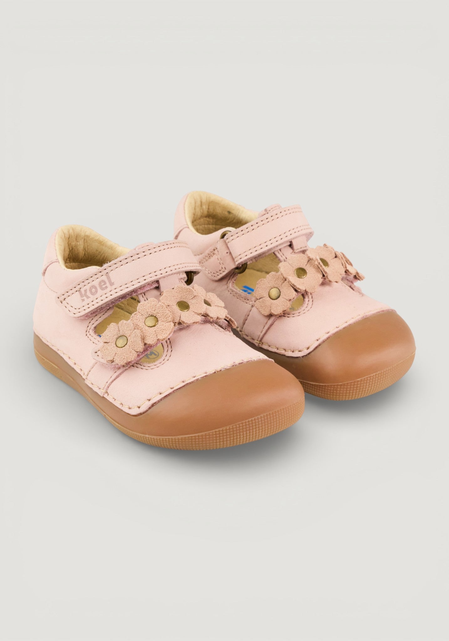 Sandale Barefoot din piele - Aria Old Pink