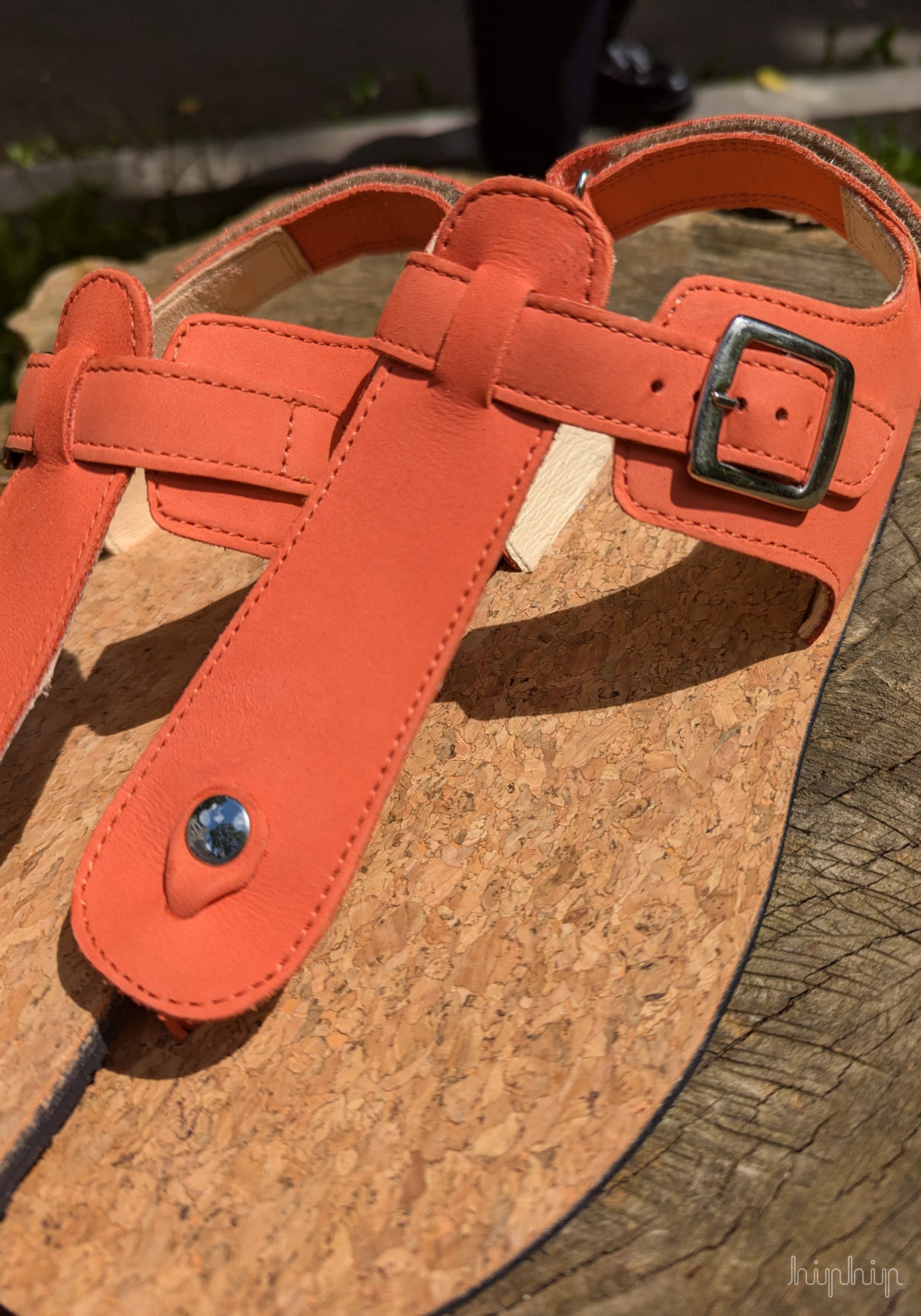 Sandale Barefoot din piele - Ariana Coral