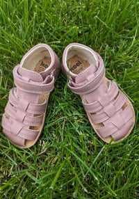 Sandale Barefoot din piele - Arin Old Pink Koel HipHip.ro