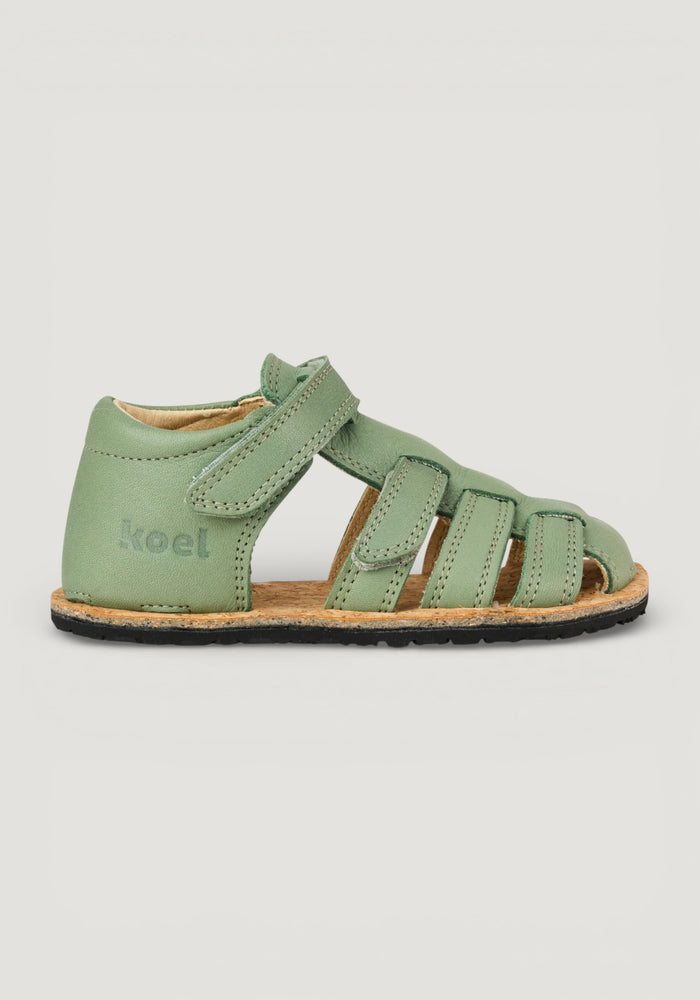 Sandale Barefoot din piele - Arin Olive
