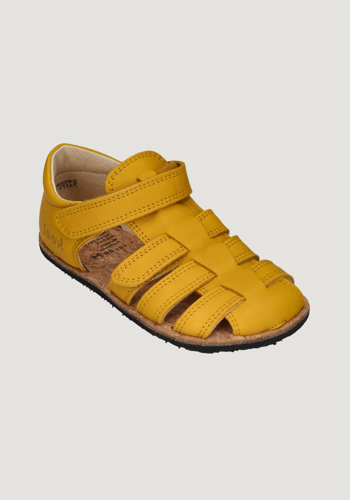 Sandale Barefoot din piele - Arin Yellow Koel HipHip.ro