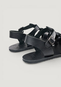 Sandale Barefoot din piele - Athena Black