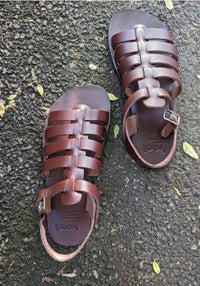 Sandale Barefoot femei din piele - Athena Chocolate Koel HipHip.ro