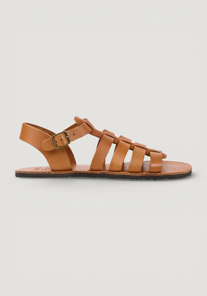 Sandale Barefoot din piele - Athena Miel 36