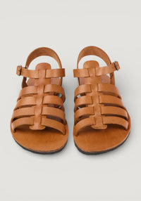 Sandale Barefoot din piele - Athena Miel 36