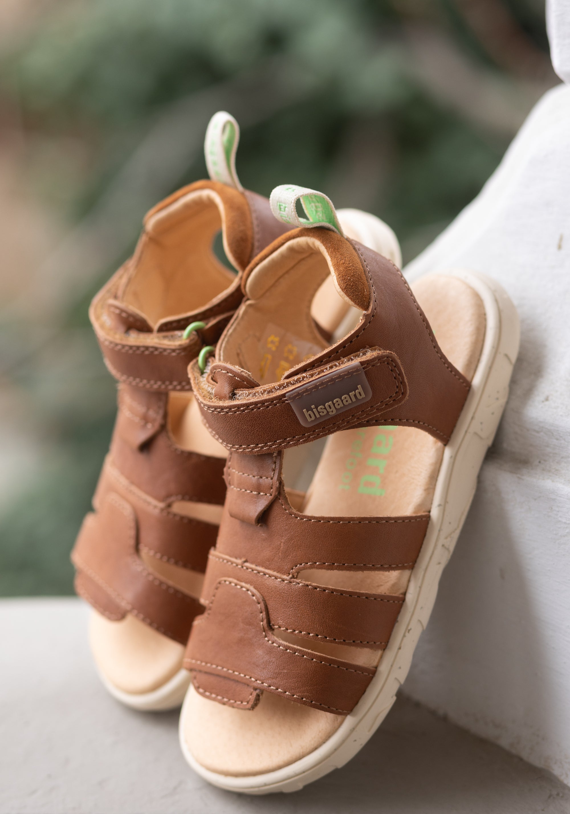 Sandale Barefoot din piele - Atlas Cognac