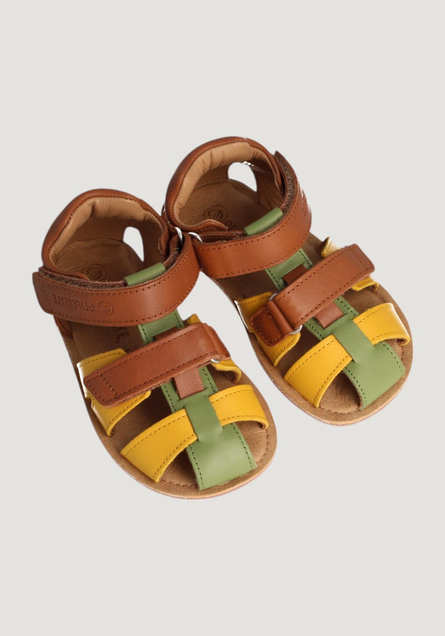 Sandale Barefoot din piele - Belliana Hazelnut