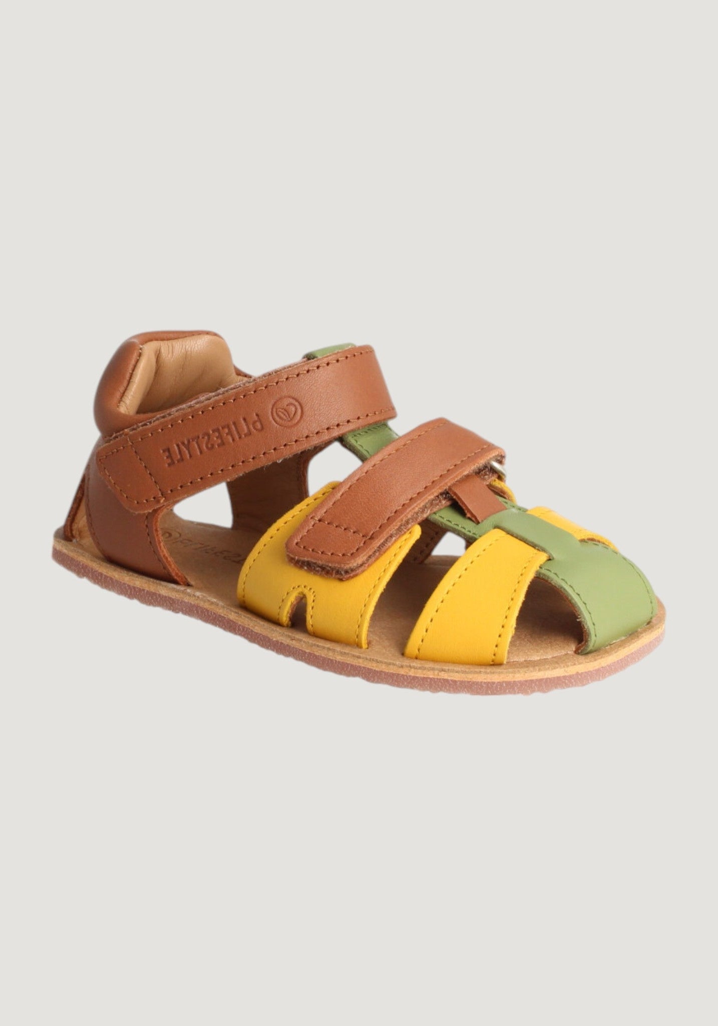 Sandale Barefoot din piele - Belliana Hazelnut