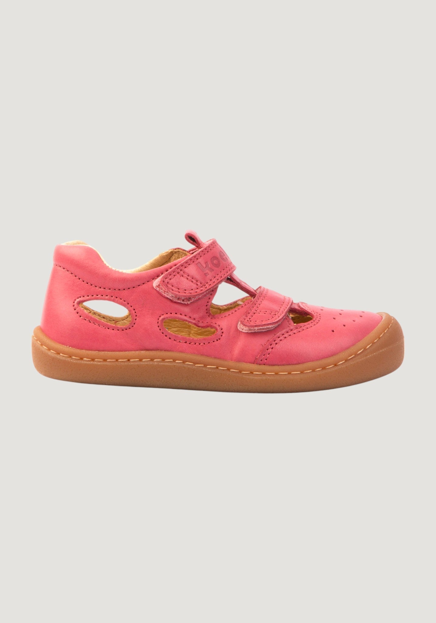 Sandale Barefoot din piele - Bep Fuchsia Koel HipHip.ro