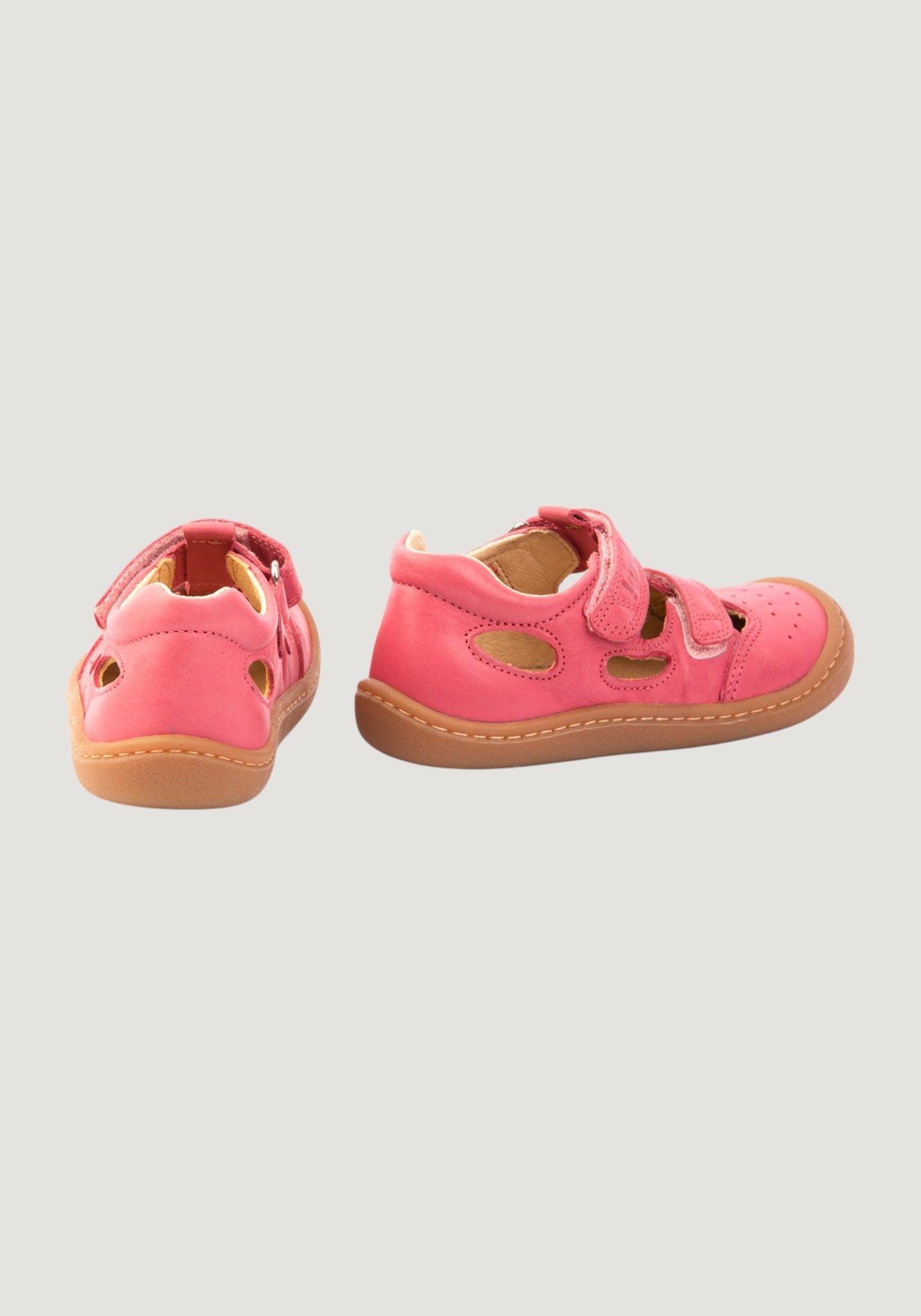 Sandale Barefoot din piele - Bep Fuchsia Koel HipHip.ro