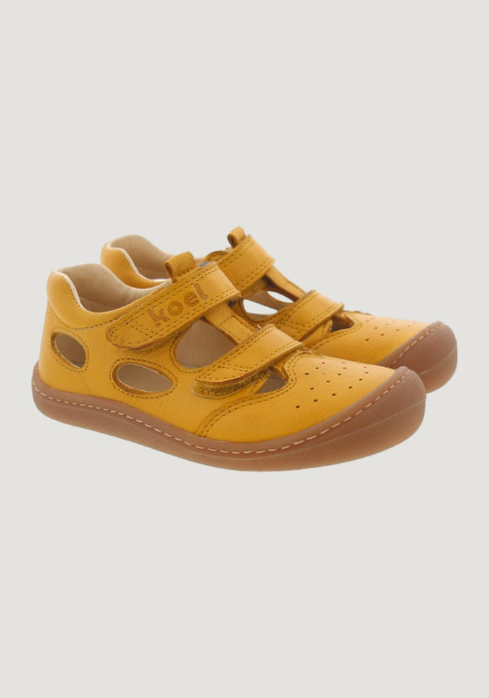 Sandale Barefoot din piele - Bep Yellow Koel HipHip.ro