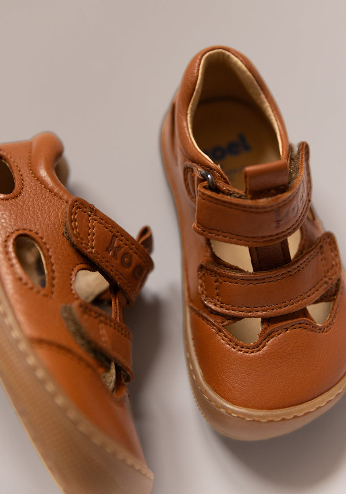 Sandale Barefoot din piele - Deen Cognac Koel HipHip.ro