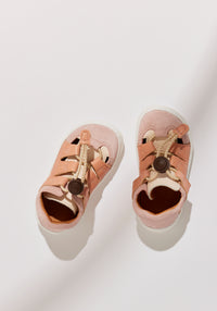 Sandale Barefoot piele - Fletcher Peach Melba
