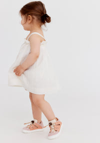 Sandale Barefoot piele - Fletcher Peach Melba