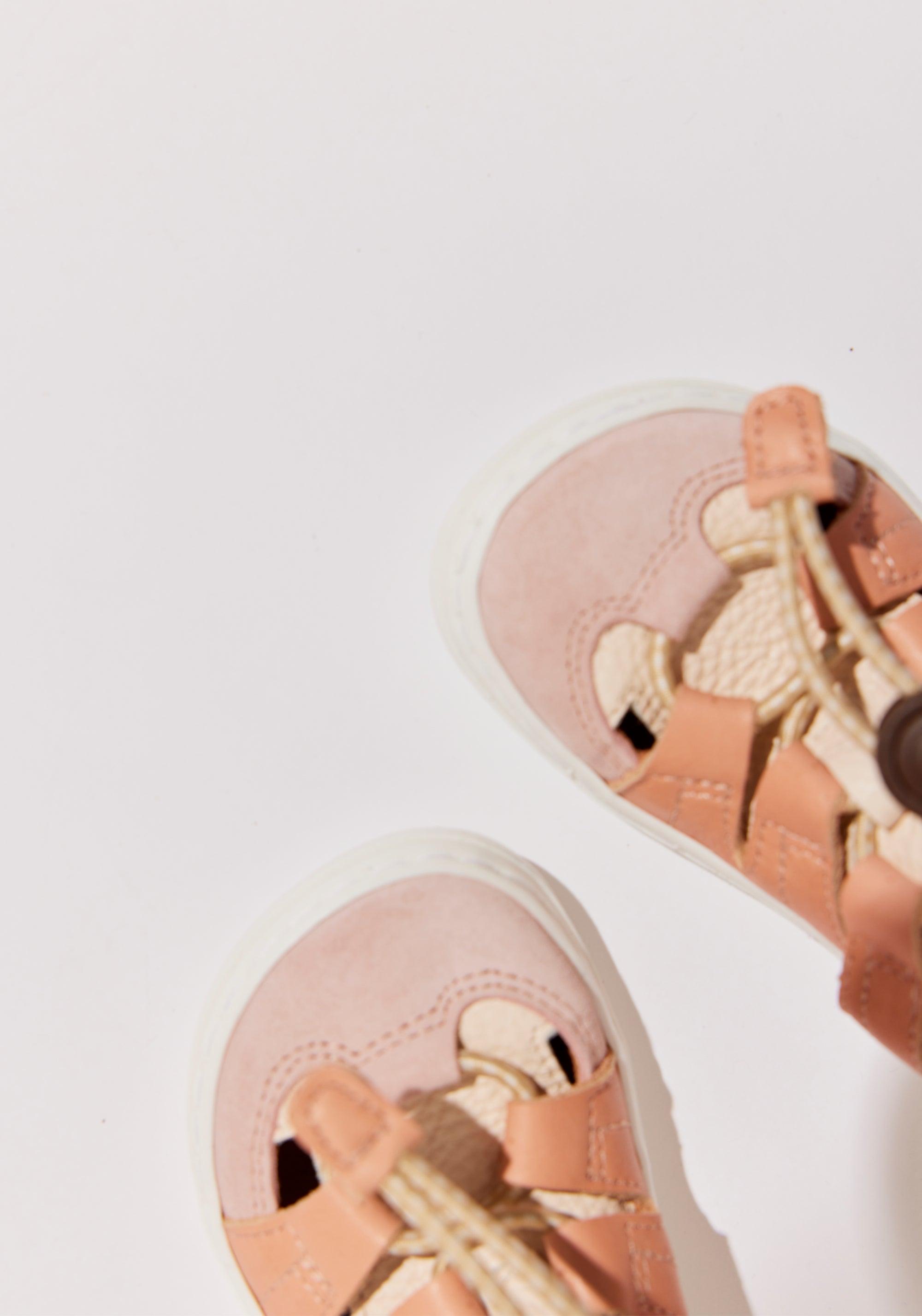 Sandale Barefoot piele - Fletcher Peach Melba