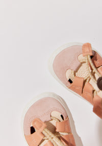 Sandale Barefoot piele - Fletcher Peach Melba