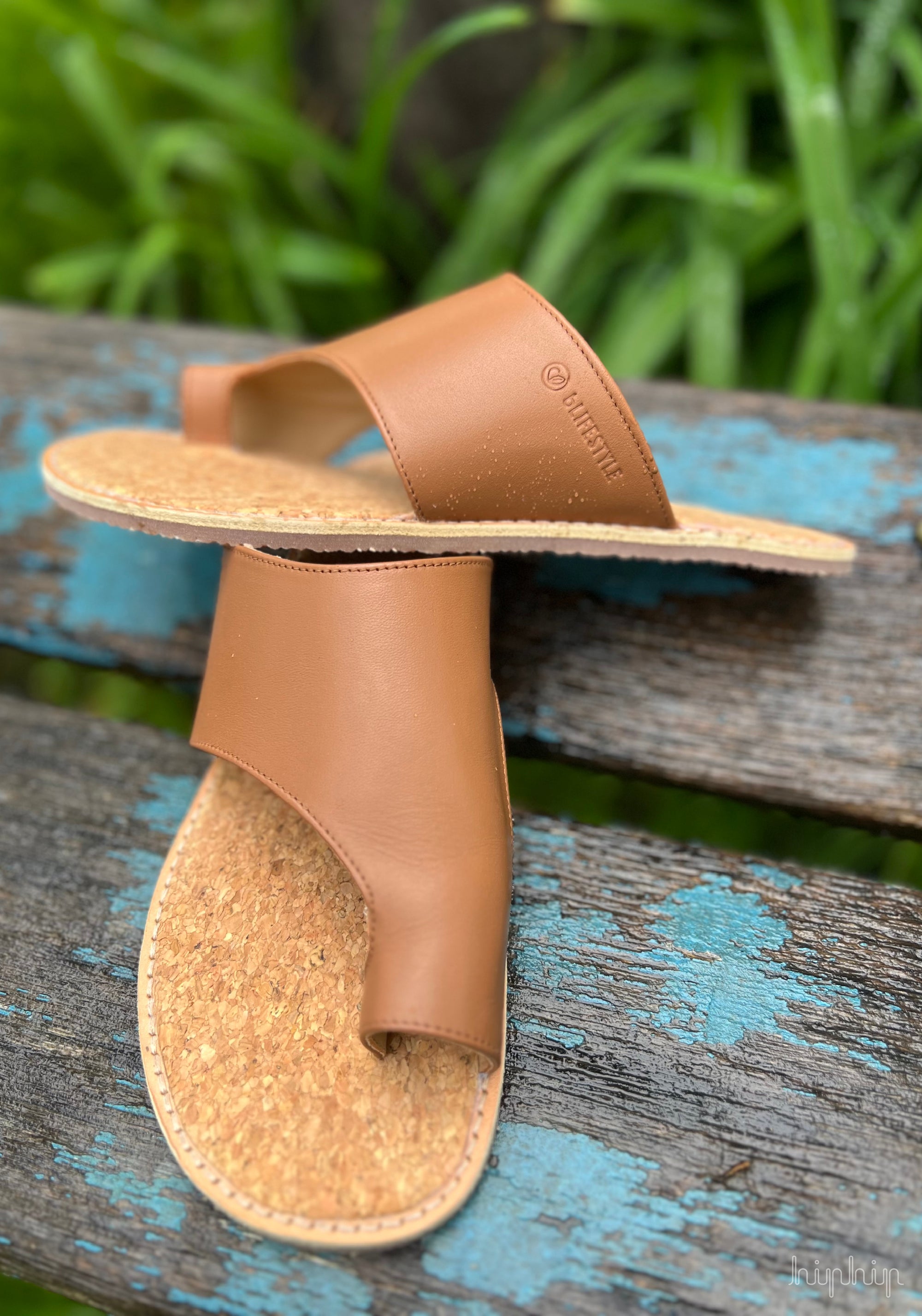 Sandale Barefoot din piele - Free Style Hazelnut