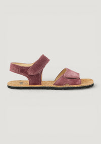 Sandale Barefoot din piele întoarsă - Ashley Old Pink