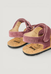 Sandale Barefoot din piele întoarsă - Ashley Old Pink