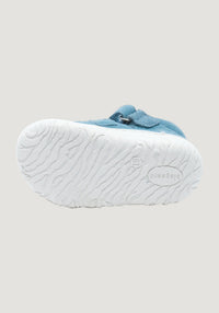 Sandale Barefoot piele întoarsă - Hana Aqua