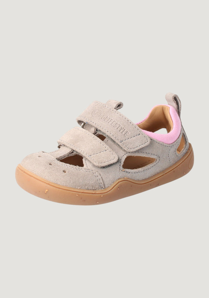 Sandale Barefoot din piele întoarsă - Salamandra Ceramic Rose
