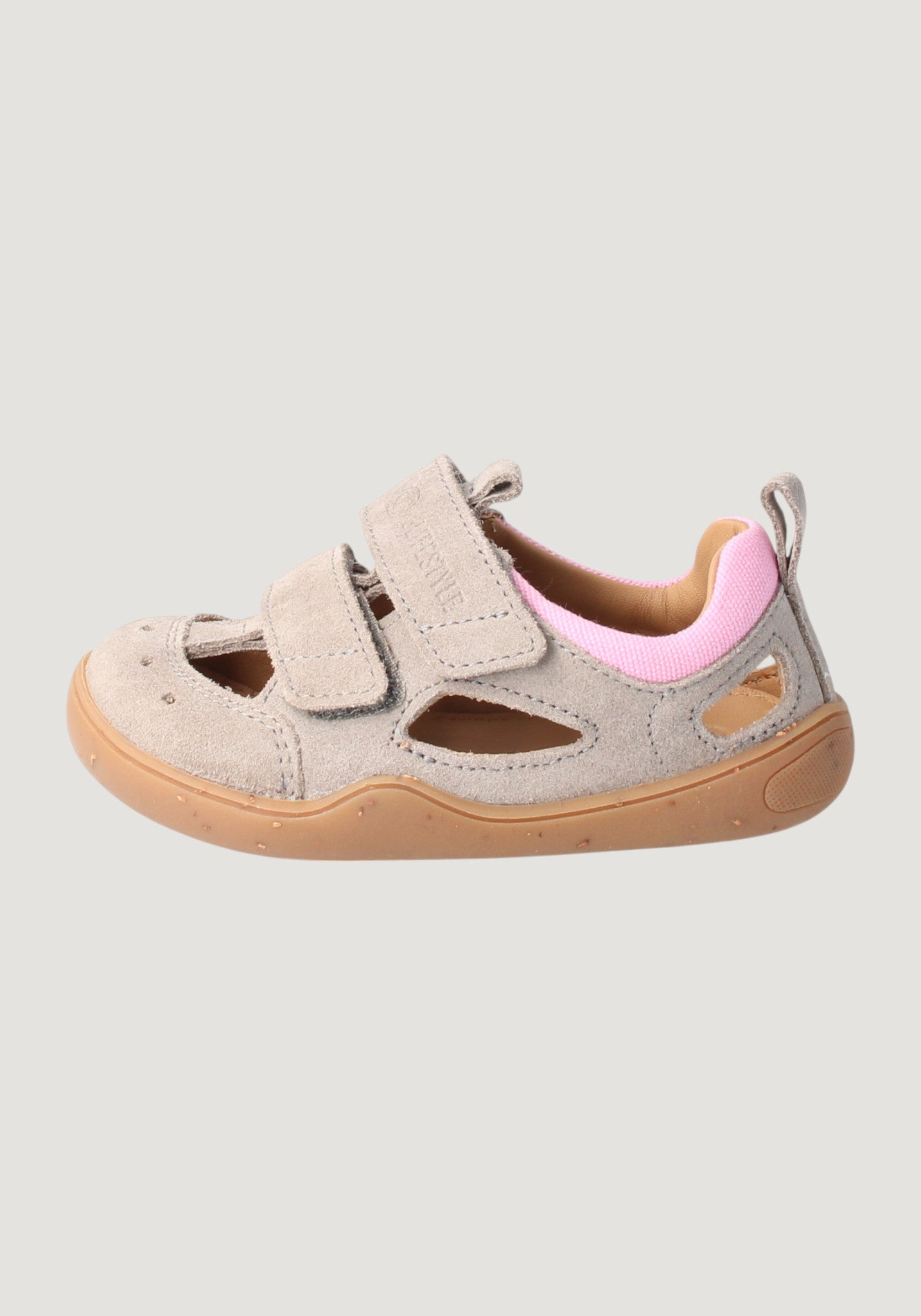 Sandale Barefoot din piele întoarsă - Salamandra Ceramic Rose