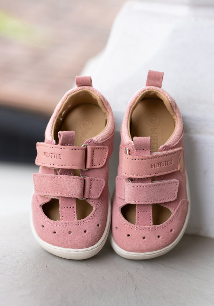 Sandale Barefoot din piele întoarsă - Salamandra Cloud Rose