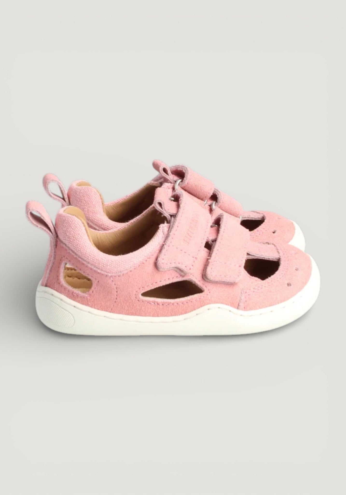 Sandale Barefoot din piele întoarsă - Salamandra Cloud Rose