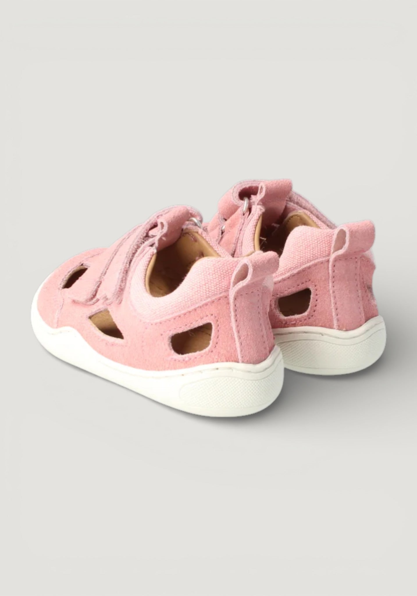 Sandale Barefoot din piele întoarsă - Salamandra Cloud Rose