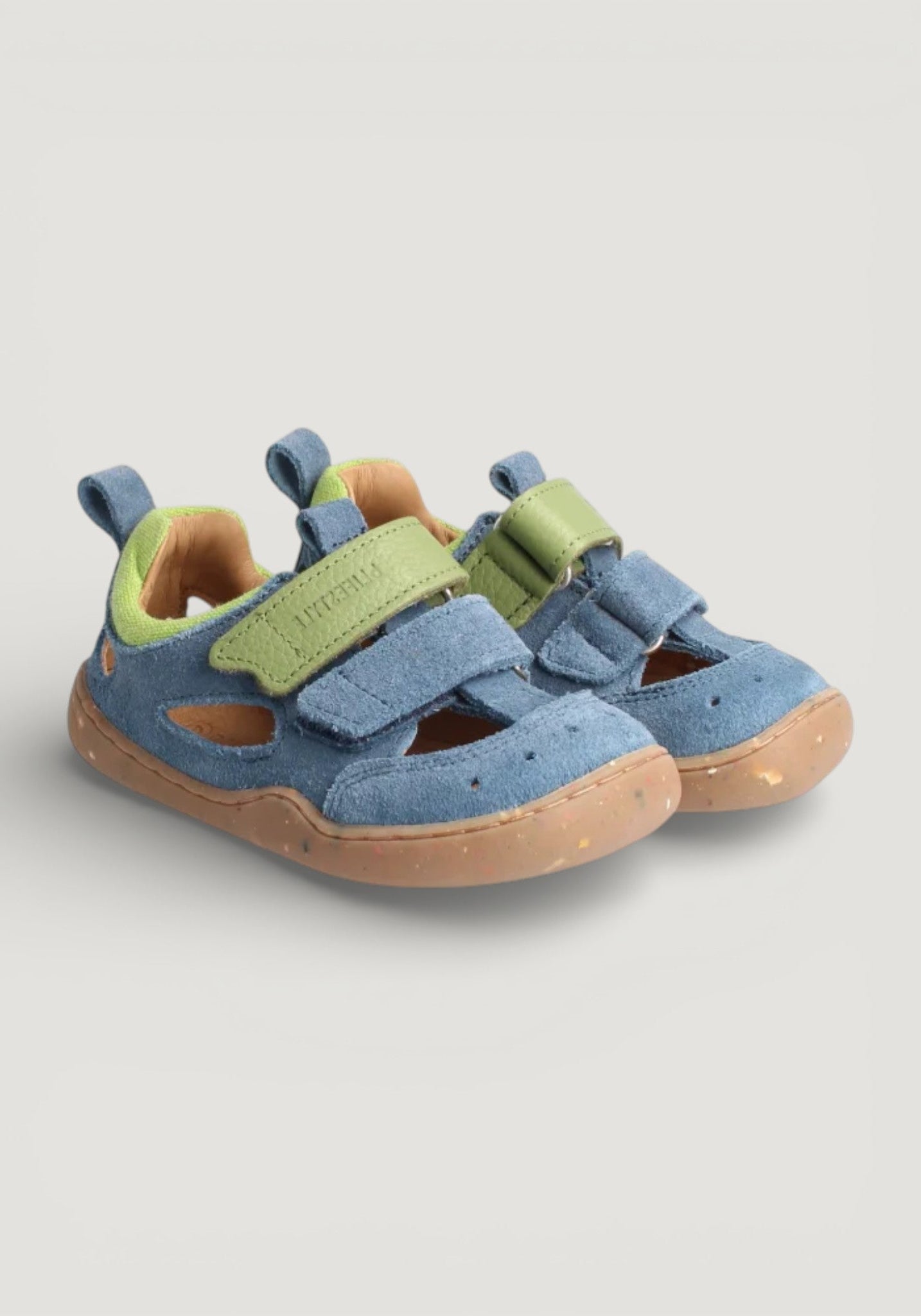 Sandale Barefoot din piele întoarsă - Salamandra Sea Blue