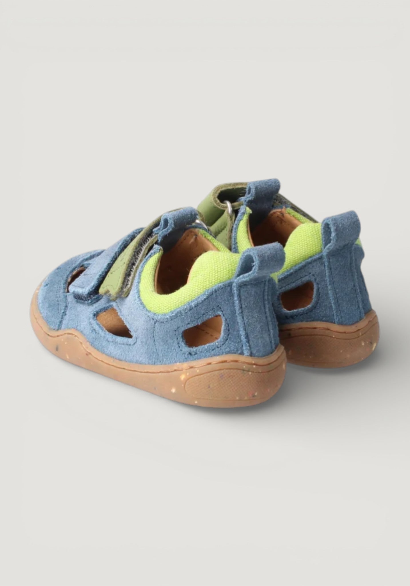 Sandale Barefoot din piele întoarsă - Salamandra Sea Blue