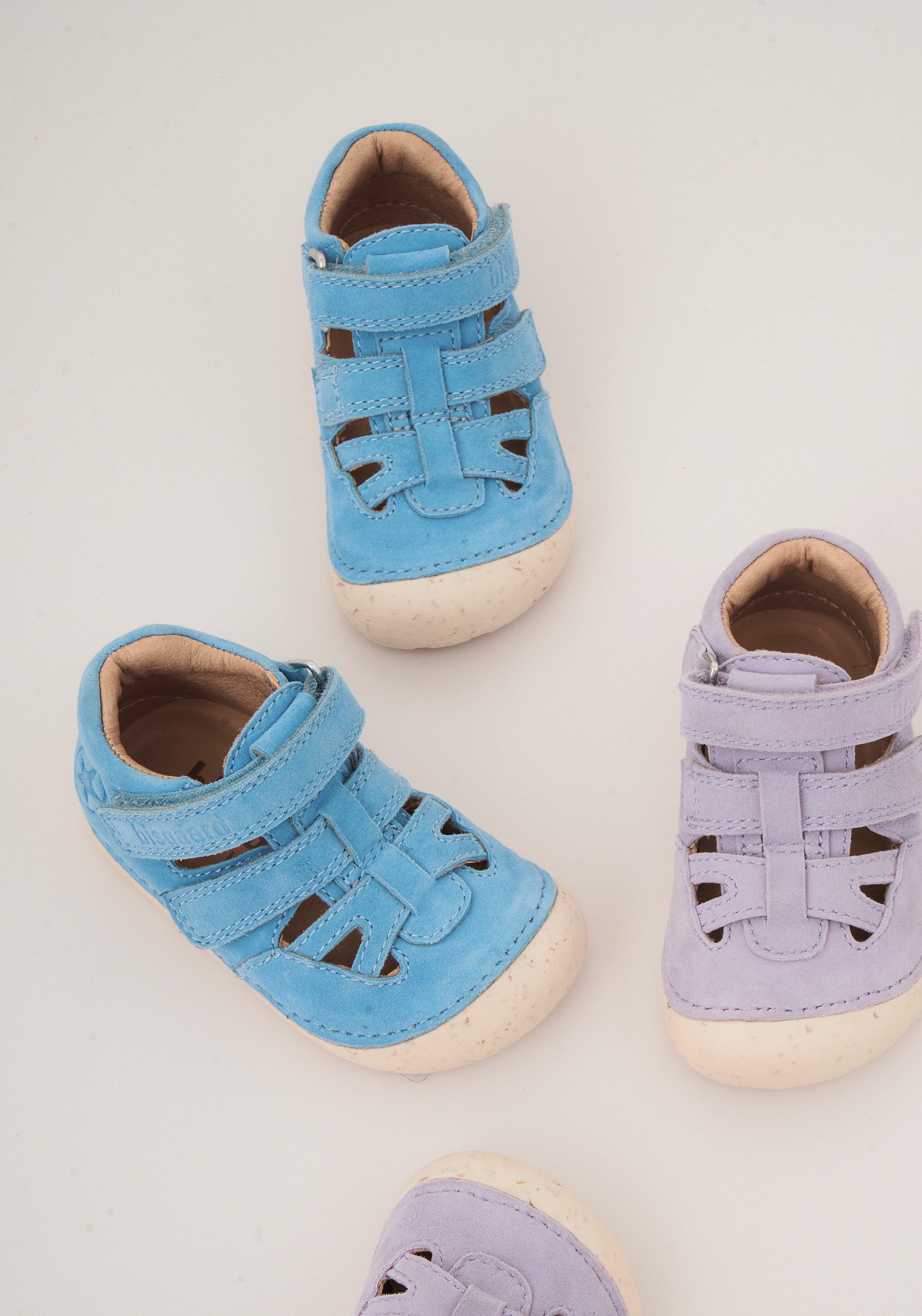 Sandale Barefoot din piele întoarsă - Tate Sky