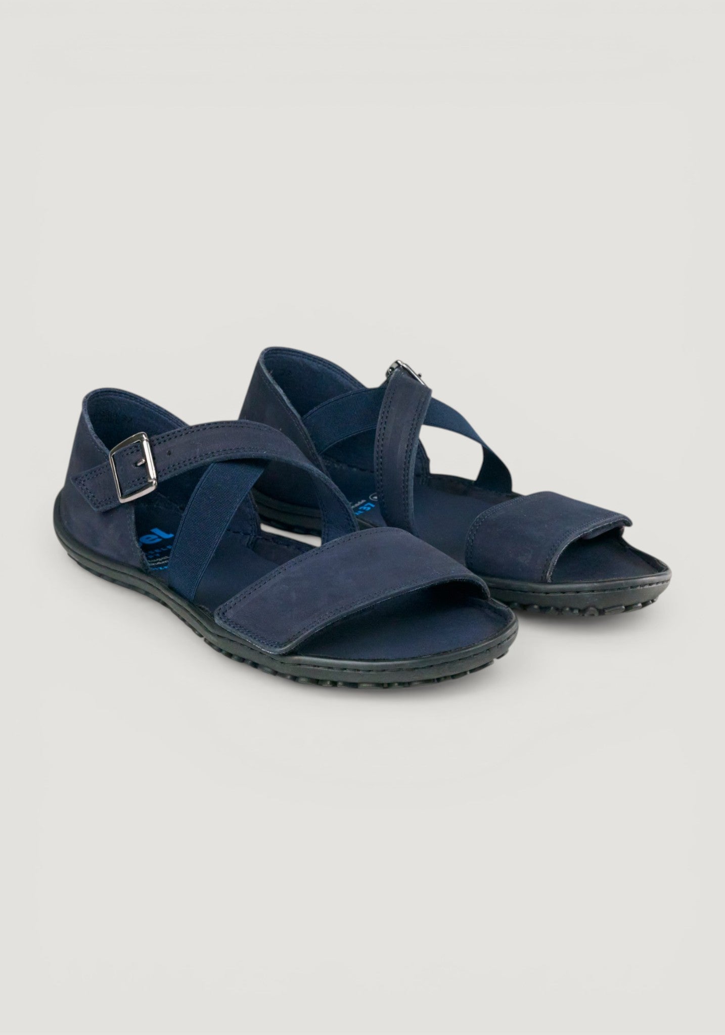 Sandale Barefoot din piele - Isa Navy