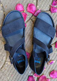 Sandale Barefoot femei din piele - Isa Navy Koel HipHip.ro