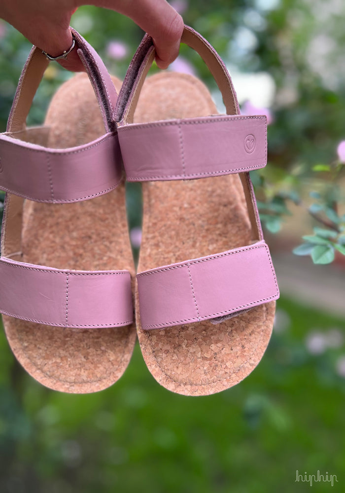 Sandale Barefoot din piele - Natrix Rose