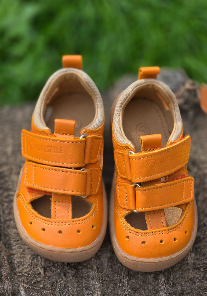 Sandale Barefoot din piele - Salamandra Apricot