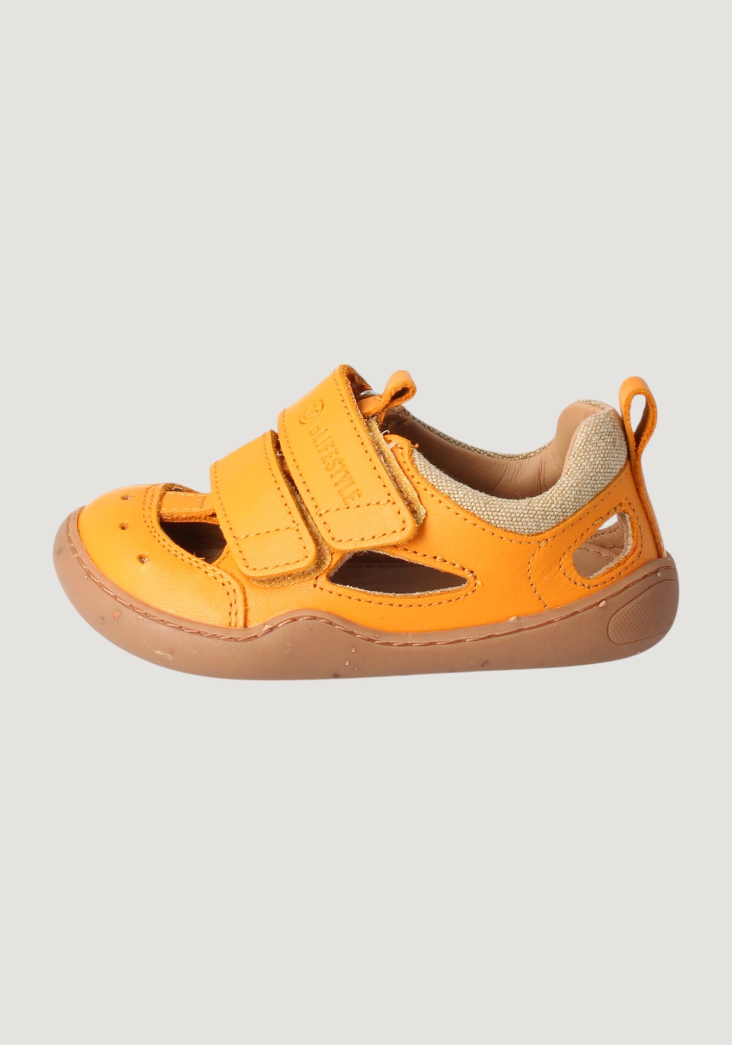 Sandale Barefoot din piele - Salamandra Apricot