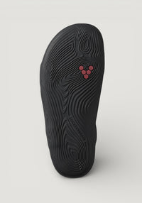 Sandale Barefoot din piele - Sensus Yin Slide Women Obsidian
