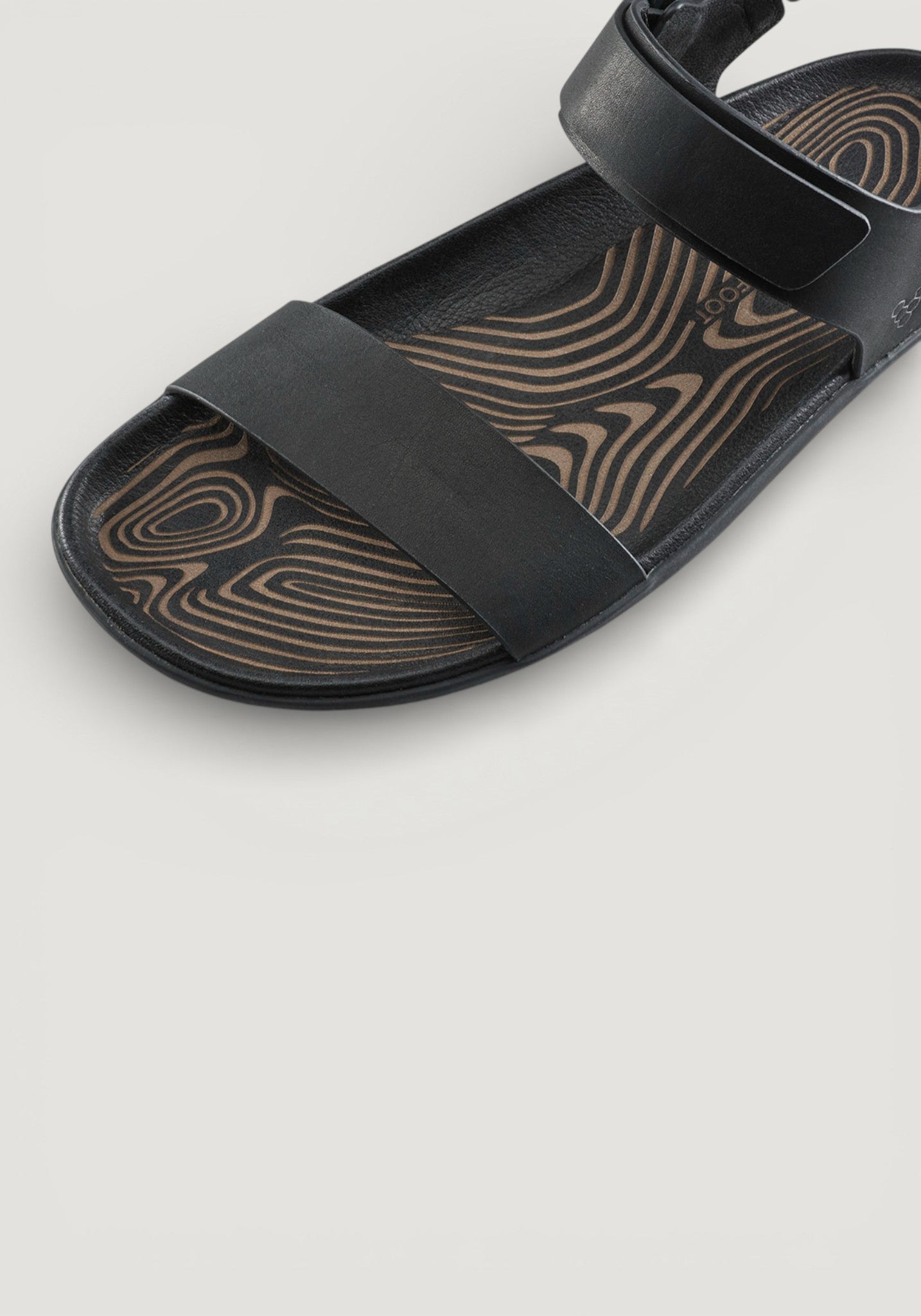 Sandale Barefoot din piele - Sensus Yin Women Obsidian