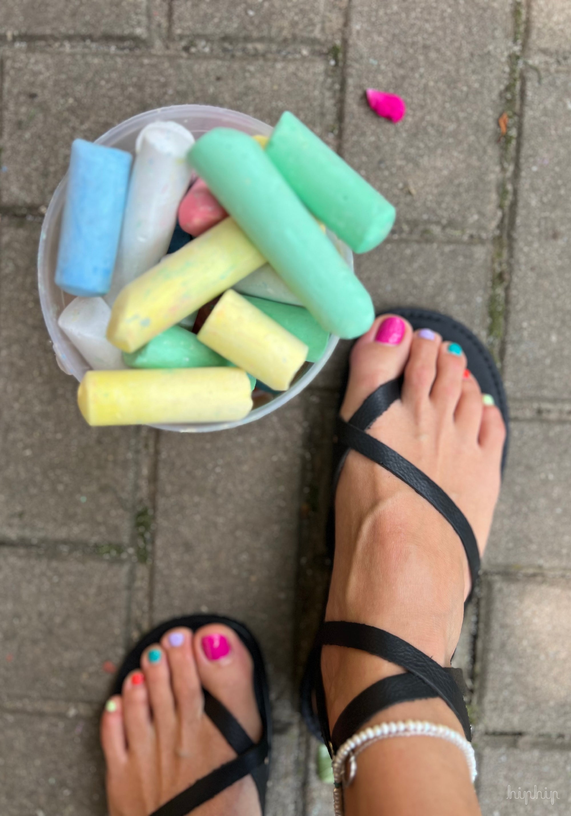 Sandale Barefoot din piele - Sunny Style Black