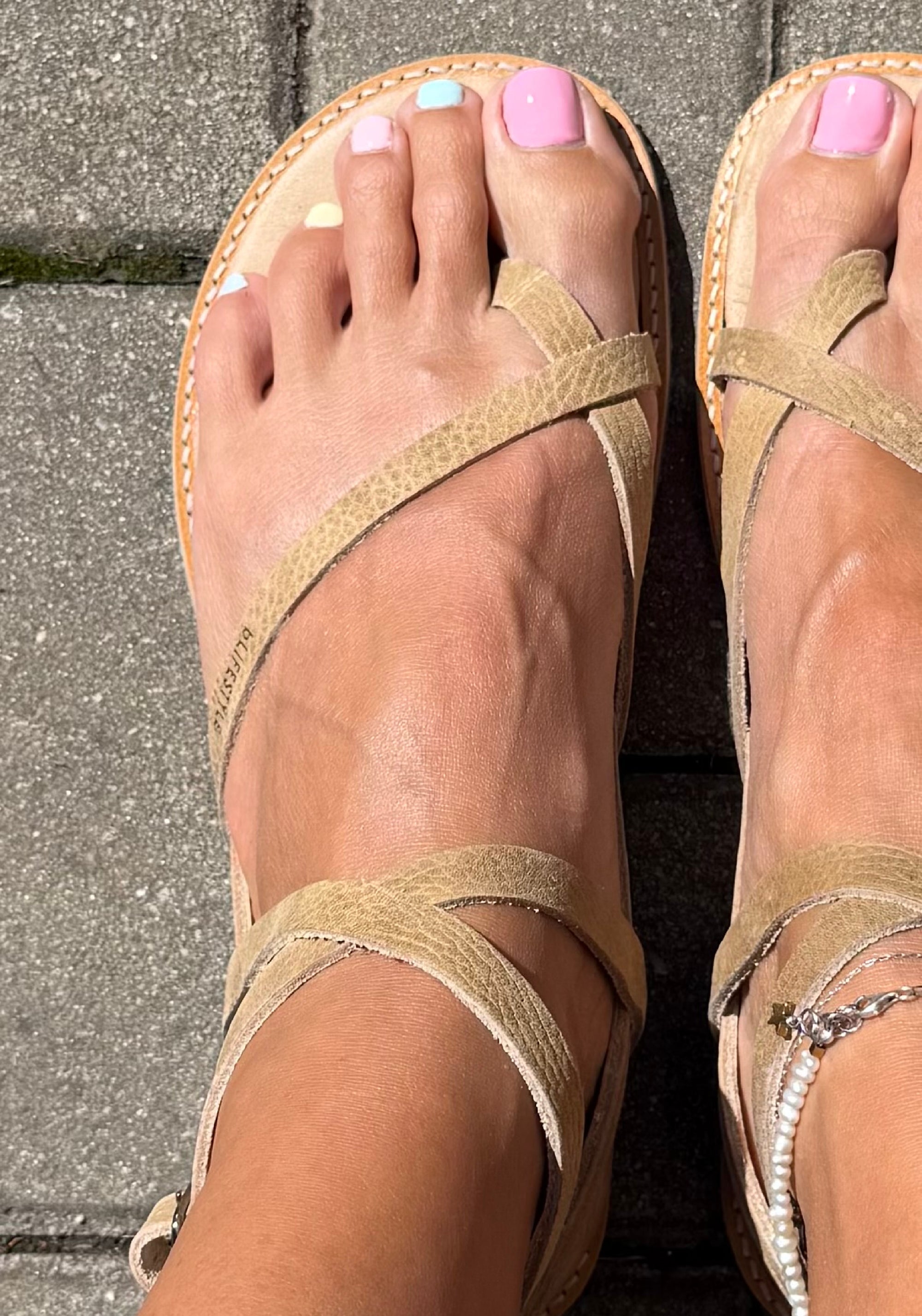 Sandale Barefoot din piele - Sunny Style Sand