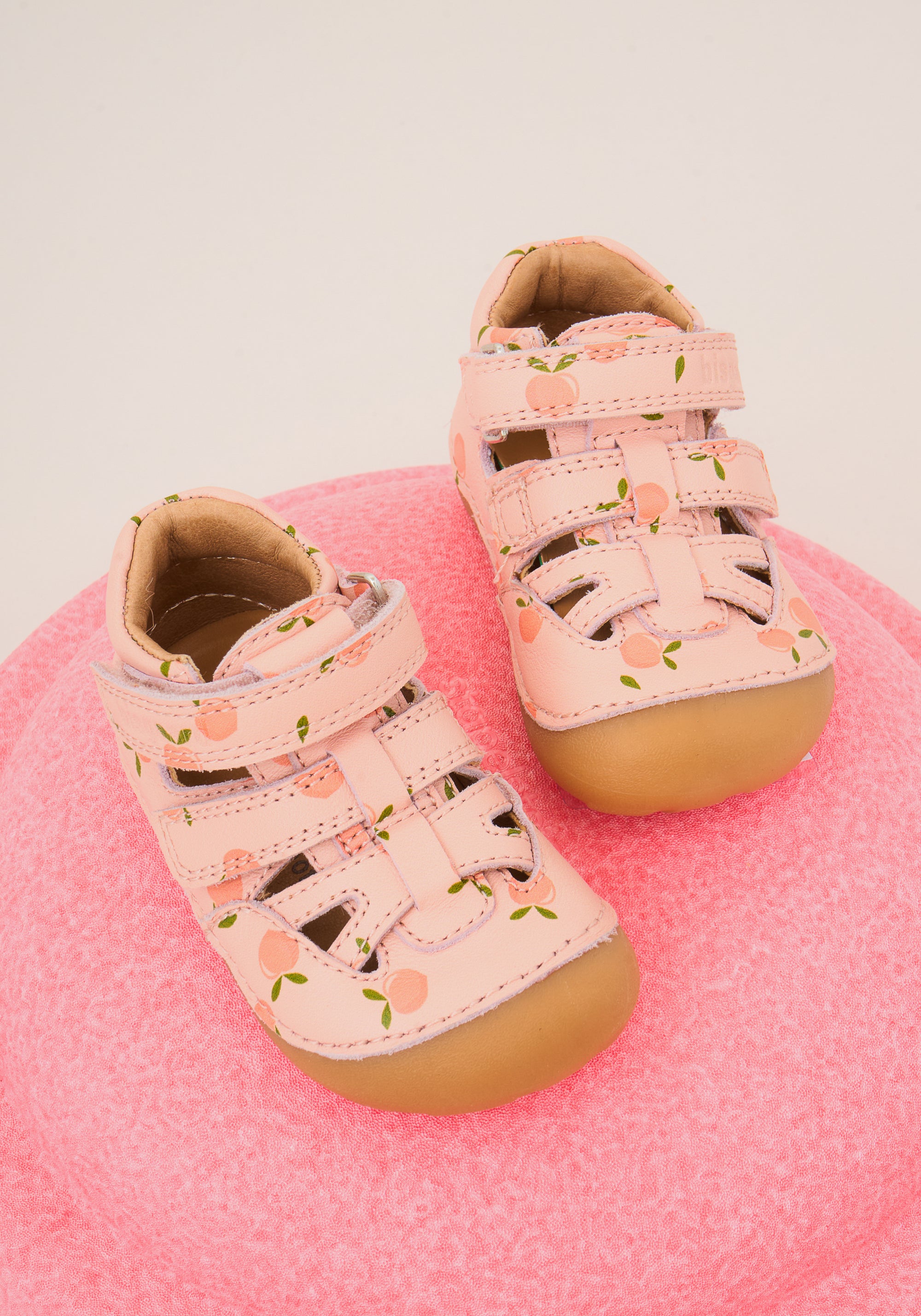 Sandale Barefoot din piele - Tate Peach